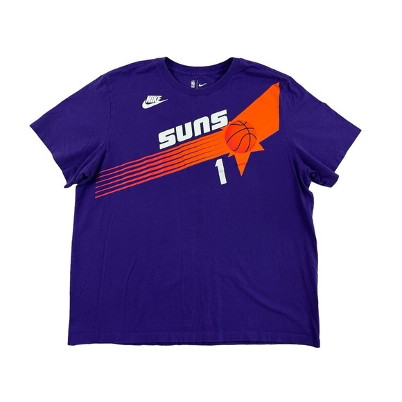 Devin Booker Phoenix Suns Nike Classic Edition Name Number T-Shirt Men NBA XXL‎ - Picture 1 of 7